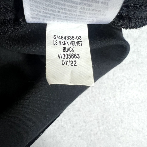 GAP Dress Black Puff Sleeve - Picture 5 of 9